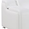 Homeroots 129" White Italian Leather Reclining USB Sofa 632869 - alternate 6