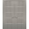 Sartodoors French Double Interior Doors with Hardware, Planum 0020 Grey Oak, Panel Frame Trims, Bathroom Bedro PLANUM0020DD-SD-3696 - alternate 1