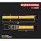 Mytee Products 2in x 50ft Ratchet Tie-Downs with Flat Hooks for Flatbed Yellow 10,000 lbs BS, 10PK RS250x10 - alternate 7