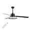 Jonathan Y Remy 52" 1-Light Modern Industrial Iron/Acrylic/Wood Remote-Controlled 6-Speed Integrated LED Ceilin JYL9723A - alternate 1