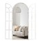 Homeroots 71" White Arch Wood Framed Standing Mirror 565139 - alternate 8