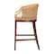 Bali & Pari Lumajang Bohemian Light Honey Rattan and Wood Bar Stool 251-13762-ZORO - alternate 9