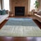 Homeroots 10' X 14' Blue And Gray Abstract Washable Indoor Outdoor Area Rug 632046 - alternate 7