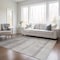 Homeroots 10' X 14' Taupe Ombre Washable Non Skid Indoor Outdoor Area Rug 563681 - alternate 8