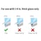 Prime-Line Frameless Shower Door Bottom Seal for 1/4 in Thick Glass Door, 45 Deg Drip Guard, 36 in, Clear Vinyl M 6256 - alternate 5