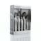 Megachef La Vague 20 Piece Flatware Utensil Set, Stainless Steel Service for 4 in Matte Black MCFW-LA VAGUE-MATTEBLACK - alternate 7
