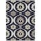 Homeroots 5' X 8' Black Ivory And Taupe Medallion Washable Indoor Outdoor Area Rug 589591 - alternate 9