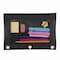 C-Line Products 1/5" x 7" Black Pencil Pouch for 3-Ring Binders, 1/EA 05701 - alternate 3