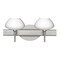 Besa Lighting Peri Vanity, Opal Matte, Satin Nickel Finish, 2x40W Halogen 2SW-541007-SN - alternate 1