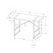 Homeroots 24" Brown and Black Computer Desk 355721 - alternate 4