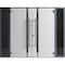 Vdomdoors Front Exterior Prehung Aluminum Double Doors Ronex1011 Grey Mirrored Clear Glass 2 Sidelights Entry RONEX1011DEXD-GRE-W14+72+14xH96-RH-I - alternate 1