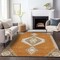 Homeroots 9' X 12' Copper Brown And Ivory Oriental Washable Indoor Outdoor Area Rug 598398 - alternate 7