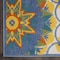 Homeroots 6' X 9' Ivory Blue Yellow And Orange Floral Indoor Outdoor Area Rug 546813 - alternate 7