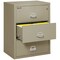 Fireking 3 Drawer, 1 Hr Fire & Impact Rated, 31" Wide Lateral Pewter 3-3122-CPE - alternate 4