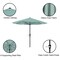 Pure Garden 9-Foot Outdoor Umbrella, Dusty Green 50-LG1041B - alternate 7