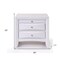 Homeroots Elegant White 3 Drawer Nightstand 285871 - alternate 6