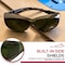 Bison Life PrimeX IR5, Welding Safety Glasses, Anti-Fog & Anti-Scratch, Dark Green Lens SH-PRXSG-FCBK-MS14-IR5 - alternate 7