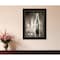 Homeroots Moody Gray Wine Glass Still Life 3 Black Framed Print Wall Art 404649 - alternate 4