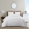 Homeroots White Queen Polyester 180 Thread Count Washable Duvet Cover Set 529077 - alternate 8