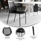 Flash Furniture HERCULES Black Stack Chair with Air-Vent Back, Non-Sled Base and Black Powder Coated Metal Frame RUT-NC498-BK-GG - alternate 9