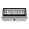 Koolmore 45 in. 6-Pan Countertop Ice Cream Display Freezer with Curved Glass Top in Stainless-Steel KM-CGDR-6P - alternate 9
