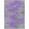 Homeroots 5' X 8' Purple Gray And Charcoal Abstract Washable Indoor Outdoor Area Rug 587171 - alternate 8