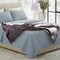 Lavish Home Cable Knit Throw Blanket 60x80 Soft & Cozy Blanket Throws with Cable Knit Pattern & Warm Sherpa 66-THROW80-C - alternate 9