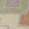 Homeroots 8' Brown Copper And Fern Green Round Geometric Washable Indoor Outdoor Area Rug 631899 - alternate 5