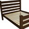 Homeroots Brown Solid Wood Queen Bed Frame 548158 - alternate 6