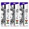 Pentel Color Brush with Pigment Ink, Medium Tip, Black, 3PK FP5MBPA - alternate 1