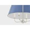 Hudson Valley Lighting Cambridge 4 Light Chandelier in Polished Nickel/Soft French Blue by Mark D. Sikes MDS120-PN/FBL - alternate 6