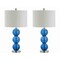 Jonathan Y Bella 27" Glass Triple-Sphere LED Table Lamp, Cobalt Blue/Chrome, 2PK JYL1070E-SET2 - alternate 10