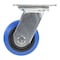 Vestil Elastic Rubber Swivel Caster 4 In. Diameter x 2 In. Width 550 Lb. Capacity Blue/Black CST-BB-4X2ER-S - alternate 9