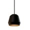Afx Bronx Medium Base Pendant - 10in Dia. - Black BRXP10MBBKGD - alternate 1
