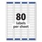 Avery Easy Peel Wht Address Labels w/Sure Feed, Laser, 0.5x1.75, Wht, PK2000 05267 - alternate 21