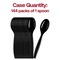 Smarty Had A Party Black Plastic Serving Spoons, 144PK 2650B-BLK-CASE - alternate 8
