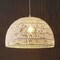 Jonathan Y Campana 20" 1-Light Bohemian Modern Woven Rope/Iron LED Pendant, White JYL6504E - alternate 10