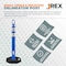 Jrex Safety 42 in Ring Loop Blue Traffic Delineator Post with 13 LB PVC Base, Full Pallet 96 DLRB-JR-BLU-42-FP96 - alternate 5