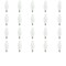 Bulbrite Krystal Touch 25w Dimmable Clr B10 Torpedo Krypton LBulbs Candelabra (E12) Bse, 2700K Warm Wht, 20PK 861144 - alternate 1