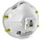 3M N95 Disposable Respirator, 8210V, Cool Flow Exhalation Valve, Dual Headstrap, White, PK10 8210V - alternate 5