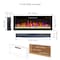 Edendirect 60 in. Wall Mount Electric Fireplace with remote and multi color flame & emberbed ZR-W1769103306 - alternate 5