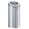 Hls Commercial 15 gal Round Trash Can, Silver, Open Top, Stainless Steel, 14.9 in HLSC04G15A - alternate 1