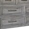 Homeroots 62" Brown Solid Wood Seven Drawer Double Dresser 524607 - alternate 4
