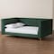 Baxton Studio Oksana Glam and Luxe Emerald Green Velvet and Gold Metal Full Daybed 257-14138-ZORO - alternate 9