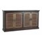 Homeroots 72in Dark Brown Solid Wood Shutter Style Sideboard with Four Doors 634320 - alternate 7