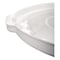 Rubbermaid Commercial 32 Gal Trash Can Lid, White, Plastic, 22.25 in W/Dia FG263100WHT - alternate 4