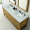James Martin Vanities Breckenridge 72'' D Vanity, Light Natural Oak w/ Victorian Sil Top w/FreePower Wireless Charger 330-V72-LNO-FVSL - alternate 9
