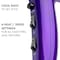 Hot Tools Pro Artist 1875 Watt Turbo Ceramic Ionic Hair Dryer with Attachments in Purple 750123434M - alternate 3