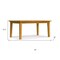 Homeroots 66" Oak Wood Dining Table 640722 - alternate 5