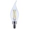 Satco 5.5 Watt CA10 LED Candelabra Base Clear 5000K CCT 120 Volt S12509 - alternate 1